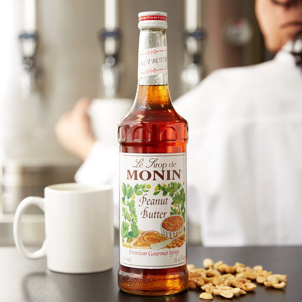 Monin Peanut Butter Flavoring Syrup - 750 ML
