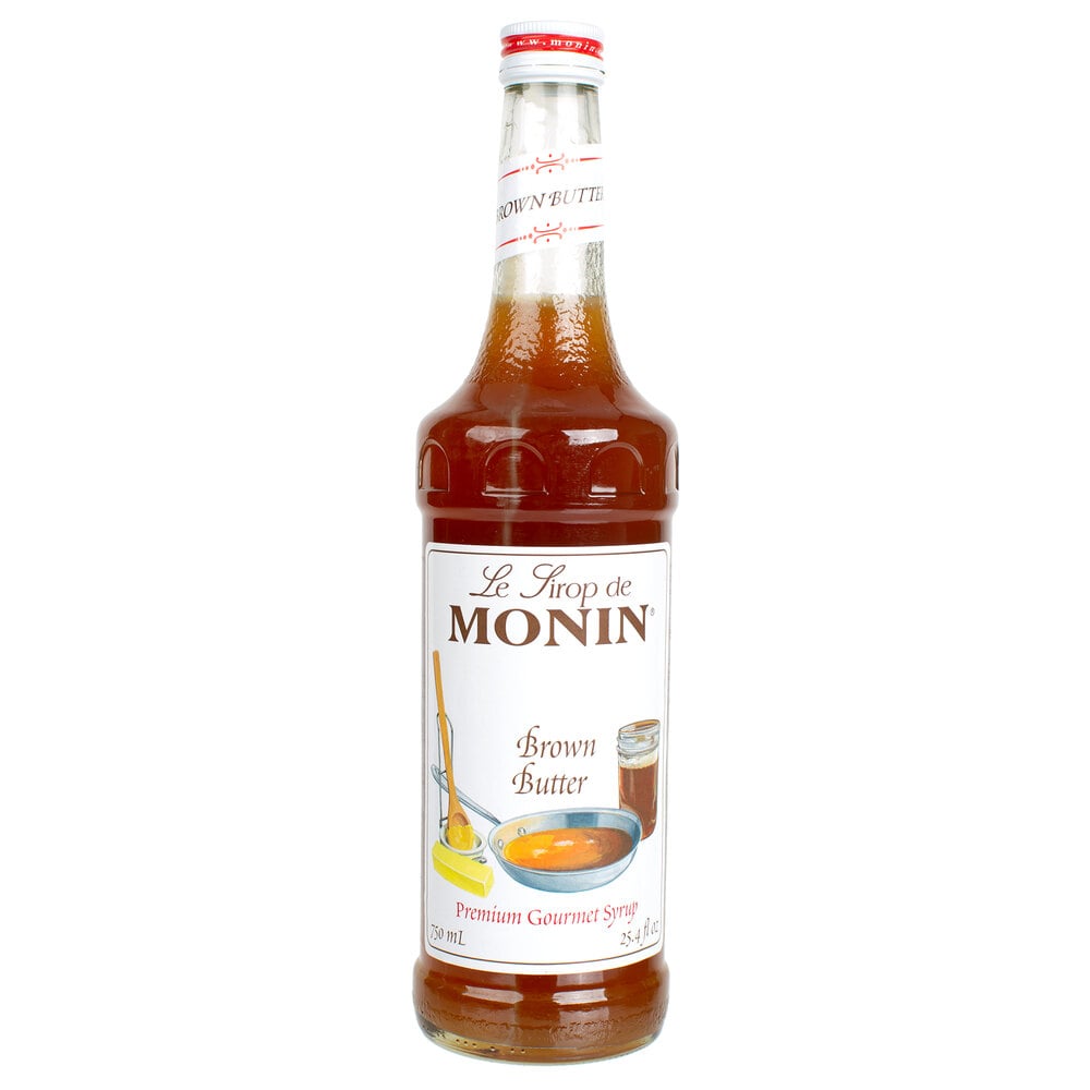 Monin Premium Brown Butter Flavoring Syrup 750 ML