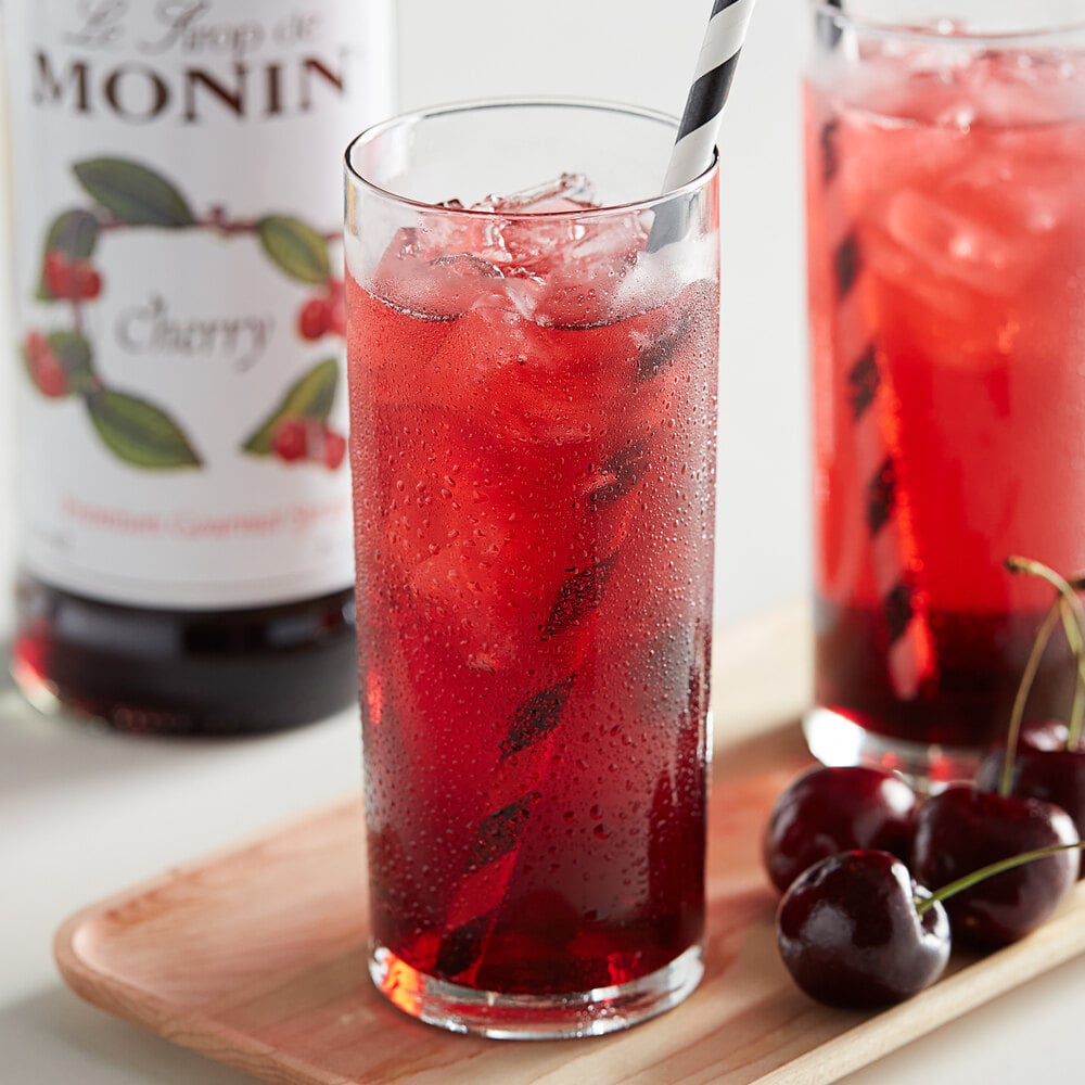 Monin Cherry Syrup (750 Ml) - In Bulk At Webstaurantstore
