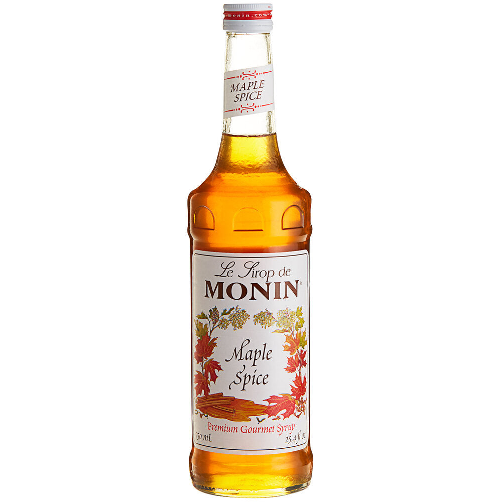 Monin Premium Maple Spice Flavoring Syrup 750 ML