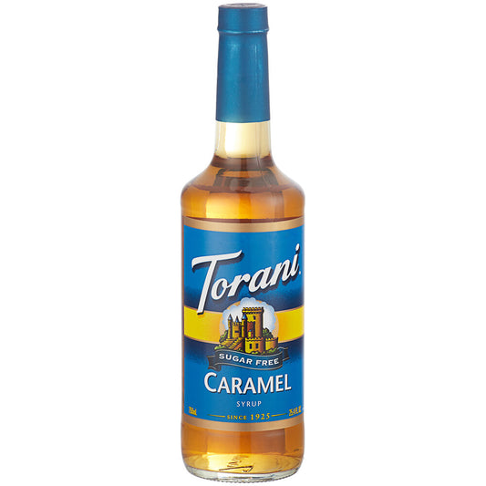 Torani Caramel Syrup, Sugar Free - 750 ML
