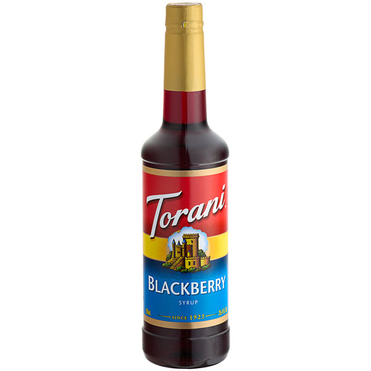 Torani Blackberry Flavoring Syrup 750 ML Plastic Bottle