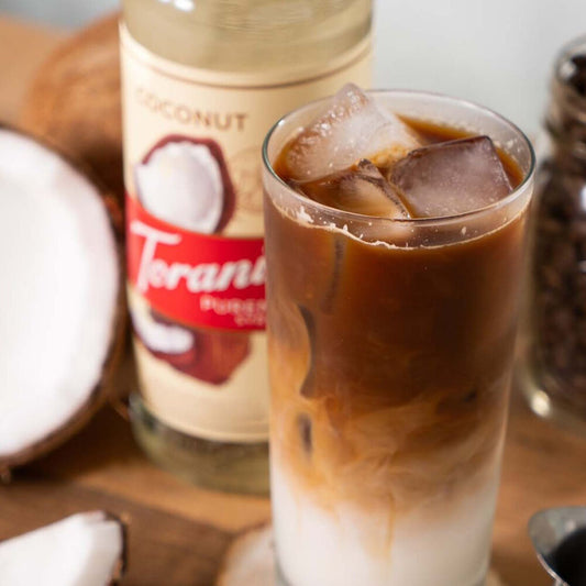 Torani Puremade Coconut Flavoring Syrup 750 ML Glass Bottle