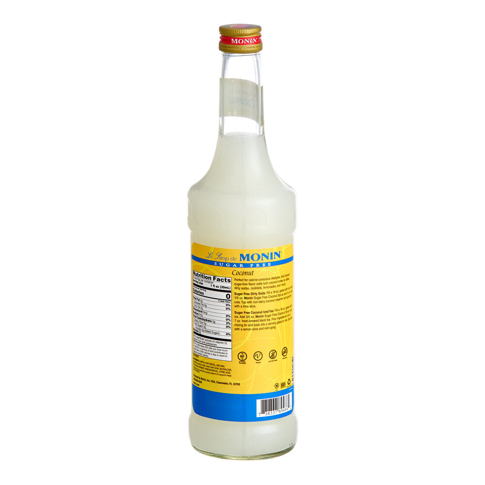 Monin Sugar-free Coconut Flavoring Syrup 750 ML