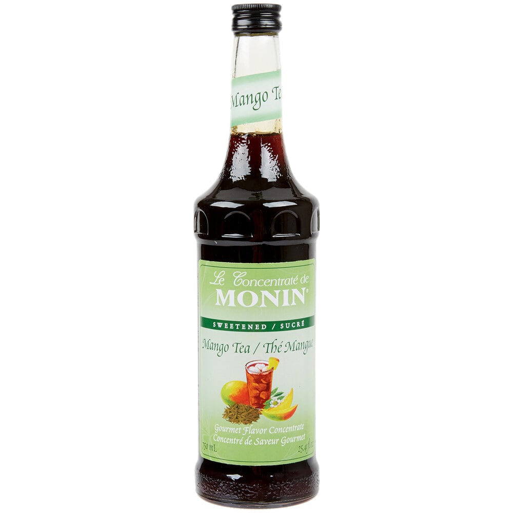 Monin 750 ML Mango Tea 7:1 Concentrate