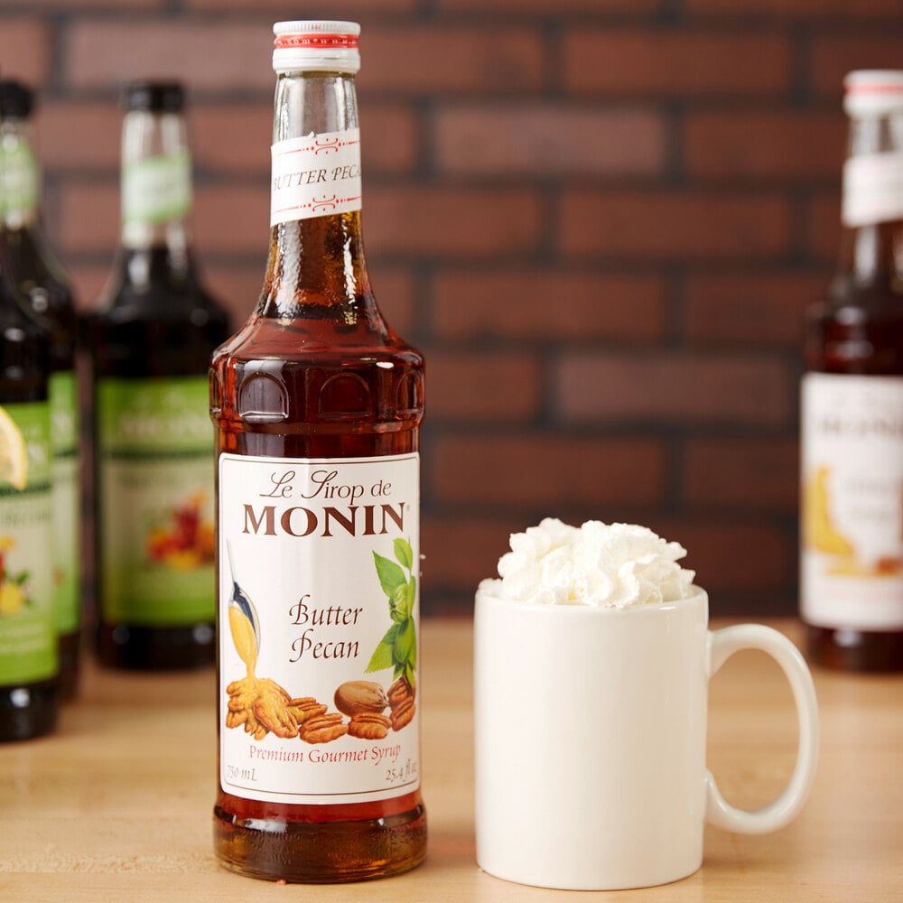 Monin Butter Pecan Coffee Syrup - 750 ML