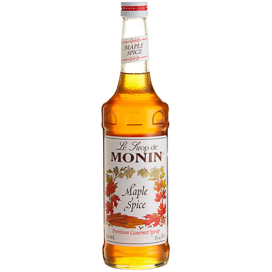 Monin Premium Maple Spice Flavoring Syrup 750 ML