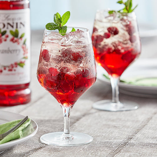 Monin Premium Cranberry Flavoring / Fruit Syrup 1 Liter