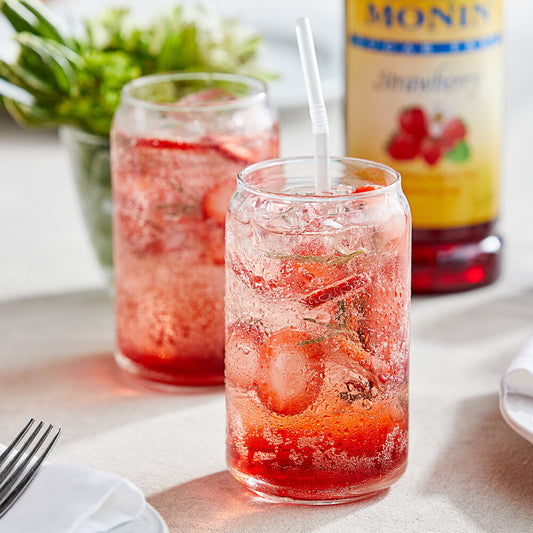 Monin Sugar-free Strawberry Flavoring / Fruit Syrup 1 Liter