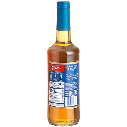 Torani Caramel Syrup, Sugar Free - 750 ML
