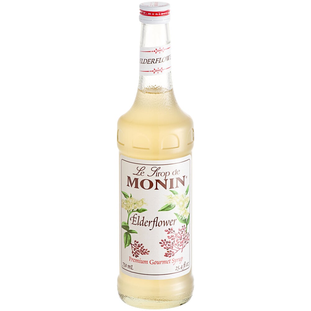 Monin Elderflower Flavoring Syrup (750 Ml)