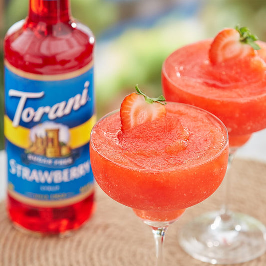 Torani Strawberry Flavoring / Fruit Syrup 750 mL Glass Bottle