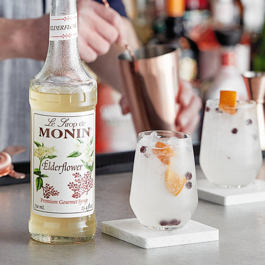 Monin Elderflower Flavoring Syrup (750 Ml)