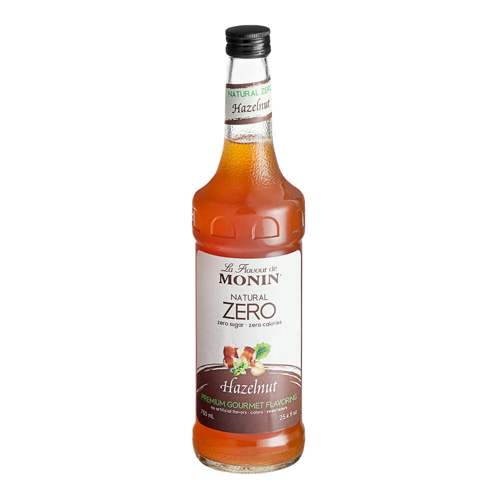 Monin Zero Calorie Natural Hazelnut Flavoring Syrup 750 ML
