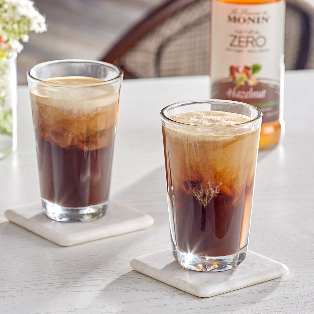 Monin Zero Calorie Natural Hazelnut Flavoring Syrup 750 ML