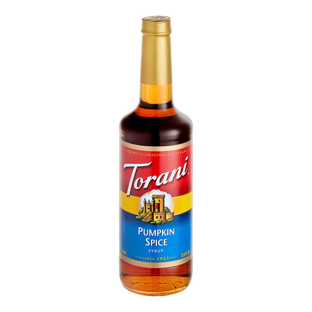 Torani Pumpkin Spice Syrup (750ml): Webstaurantstore