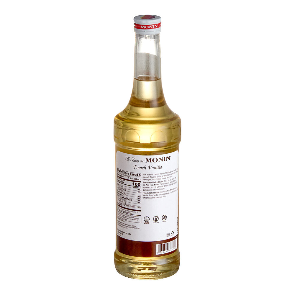 Monin Premium French Vanilla Flavoring Syrup 750 ML