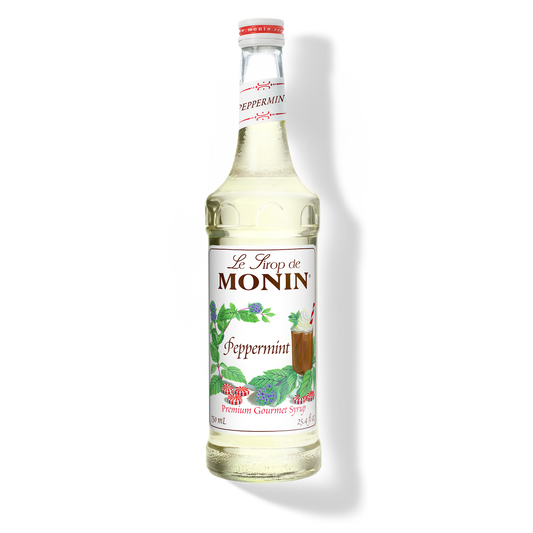 Monin Premium Peppermint Flavoring Syrup 750 mL