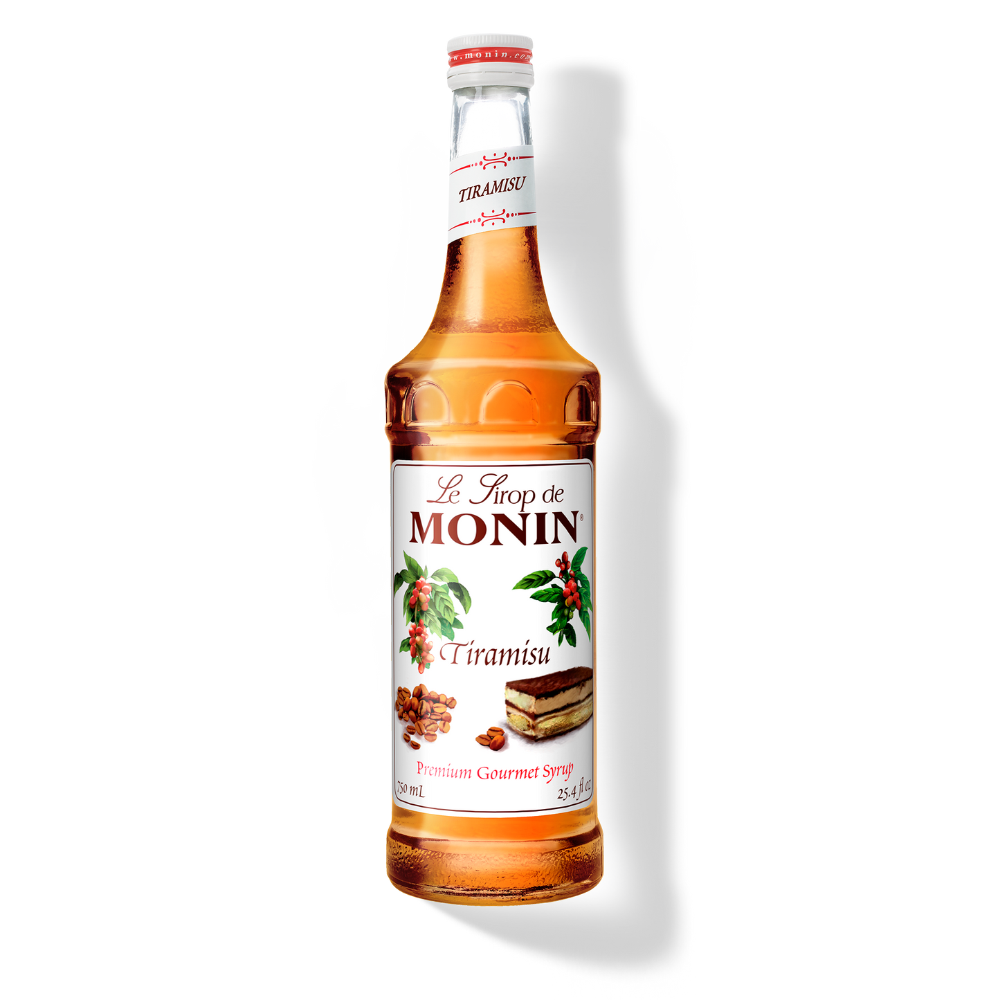 Monin Premium Tiramisu Flavoring Syrup 750 mL