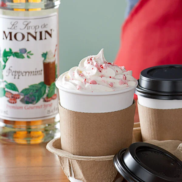 Monin Premium Peppermint Flavoring Syrup 750 mL
