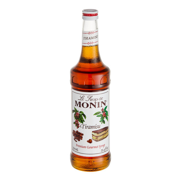 Monin Premium Tiramisu Flavoring Syrup 750 mL
