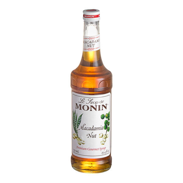 Monin Premium Macadamia Nut Flavoring Syrup 750 mL