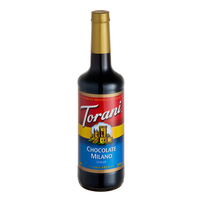 Torani Chocolate Milano Flavoring Syrup 750 mL Glass Bottle