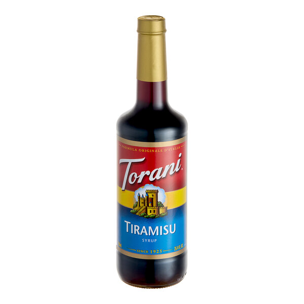 Torani Tiramisu Flavoring Syrup 750 mL Glass Bottle