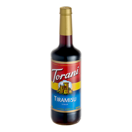 Torani Tiramisu Flavoring Syrup 750 mL Glass Bottle